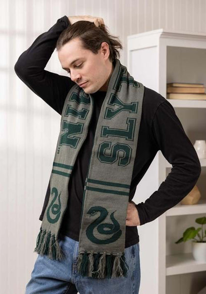 Reversible Harry Potter Slytherin Knit Scarf - US 7912