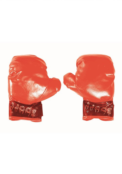 Small Red Boxing Costume Gloves - US 4491