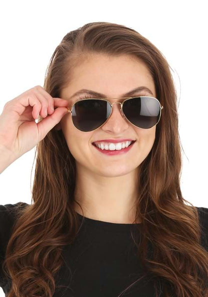 Smoky Aviator Sunglasses - US 6825