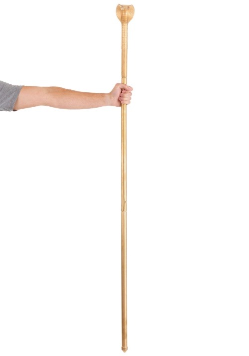 Gold Accessory Serpent Staff - US 0797
