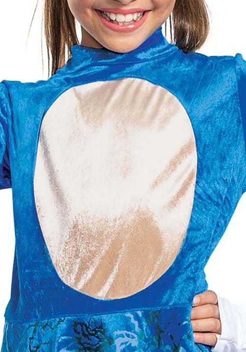 Sonic 2 The Movie Sonic Costume for Girls - US 2716