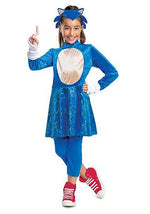 Sonic 2 The Movie Sonic Costume for Girls - US 2716