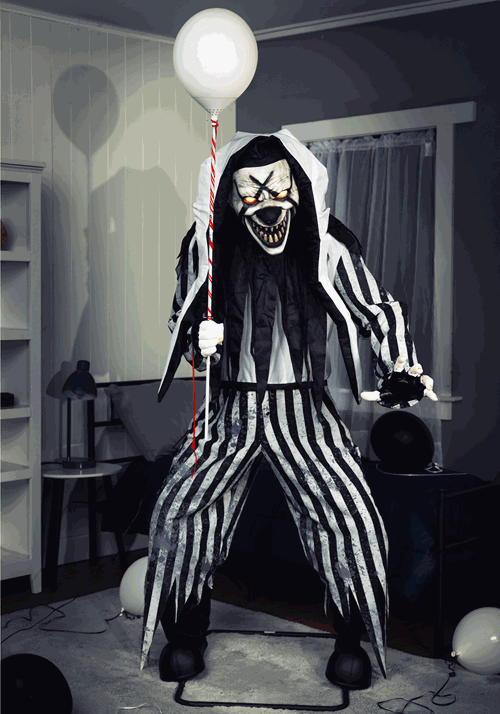 6.7FT Soul Snatching Clown Animatronic Decoration - US 8950