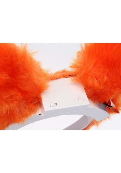 Sound Activated Moving Fox Ears Costume Headband - US 8498
