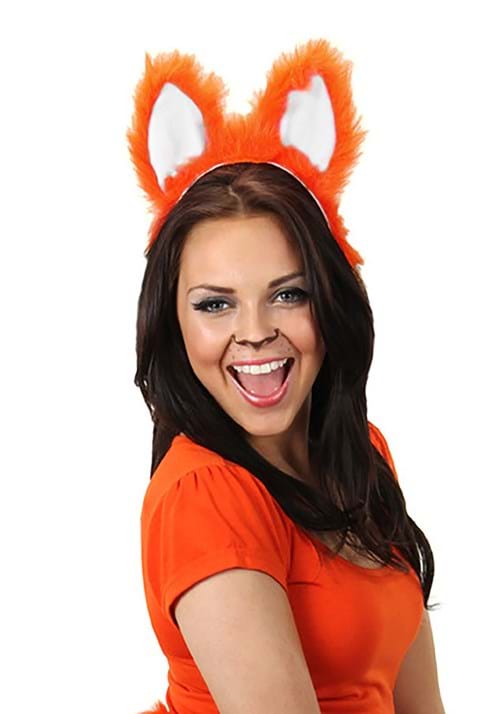 Sound Activated Moving Fox Ears Costume Headband - US 8498