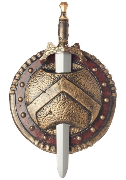 Spartan Shield and Sword Weapon Costume Set - US 4437