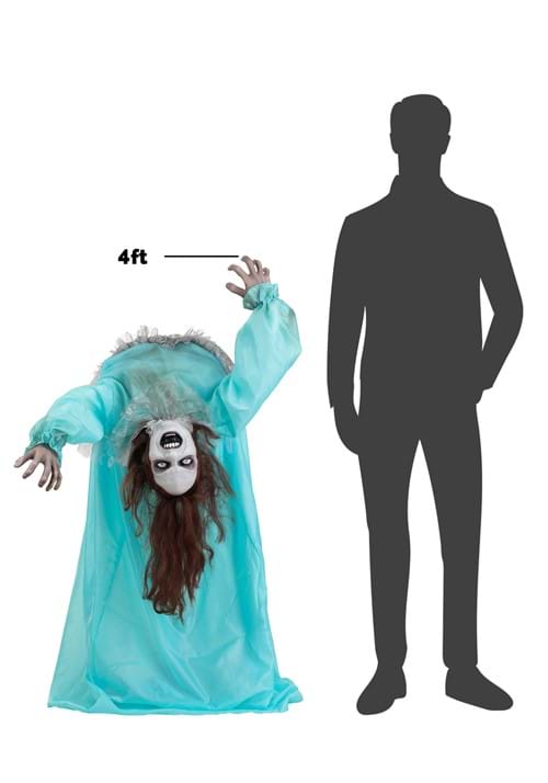 3.25FT Spider Walk Sadie the Broken Lady Animated Decoration - Scream Saver - US 5493