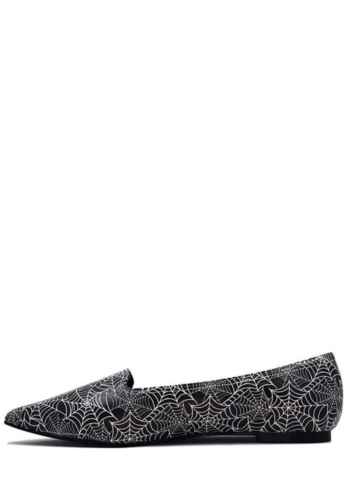 Spiderweb Pointed Women's Ballet Flat - US 2774