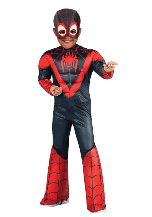Boy's Spidey and His Amazing Friends Toddler Miles Morales Costume - US 1657