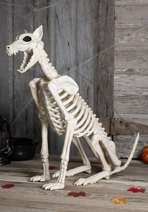 3.8FT Spike the Skeleton Dog Halloween Decoration - US 5525