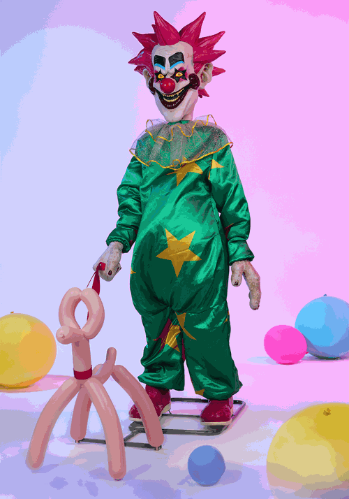 5.8FT Spikey Killer Klowns from Outer Space Animated Decoration - Tekky - US 3896