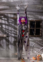 4.5FT Spine Shivering Shaking Animated Evil Clown Halloween Decoration - US 9001