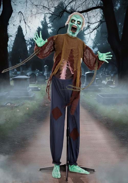 5.5FT Spineless Stanley Animatronic Zombie Decoration - Scream Saver - US 2881