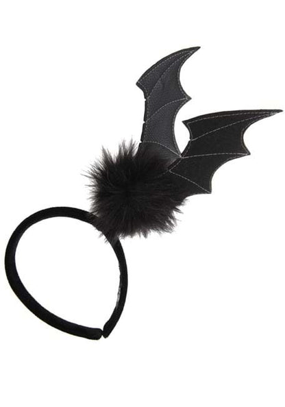 Black Bat Springy Headband Costume Accessory - US 5413