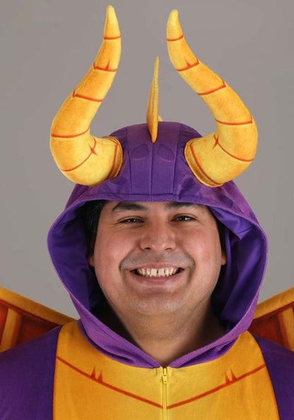Spyro the Dragon Plus Size Costume Jumpsuit for Adults - US 2869