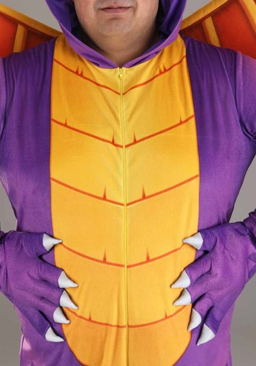 Spyro the Dragon Plus Size Costume Jumpsuit for Adults - US 2869