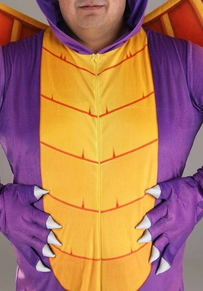 Spyro the Dragon Plus Size Costume Jumpsuit for Adults - US 2869
