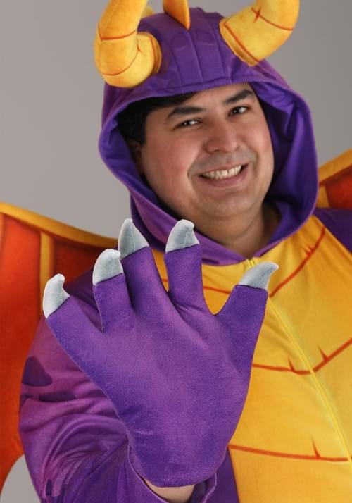 Spyro the Dragon Plus Size Costume Jumpsuit for Adults - US 2869