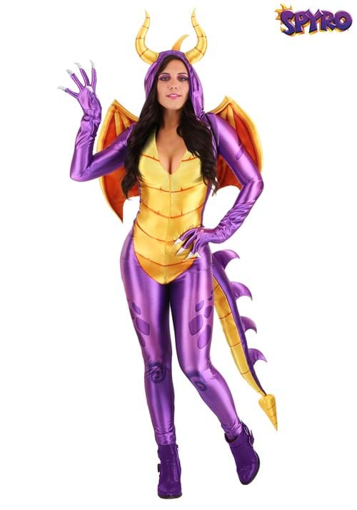 Spyro the Dragon Women's Costume Jumpsuit - US 4105