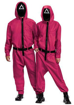 Squid Game Triangle Guard Adult Costume Jumpsuit - US 3568
