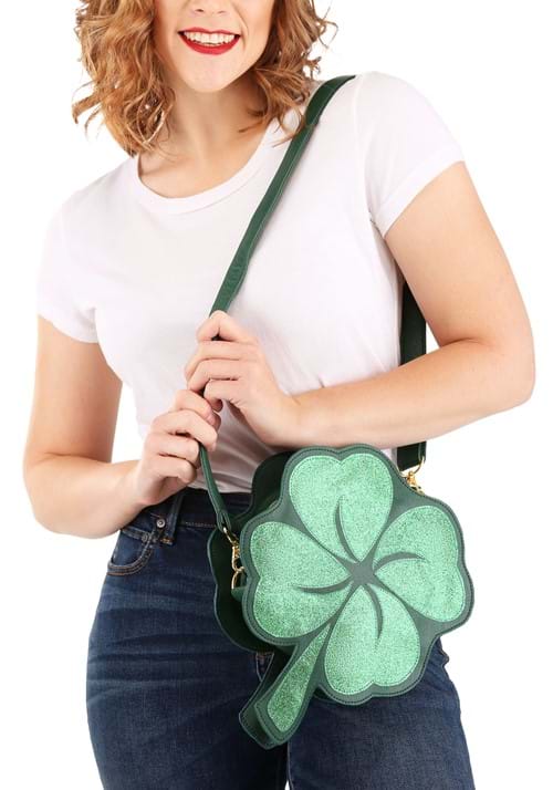 St. Patrick's Day 4 Leaf Clover Costume Purse - US 1432