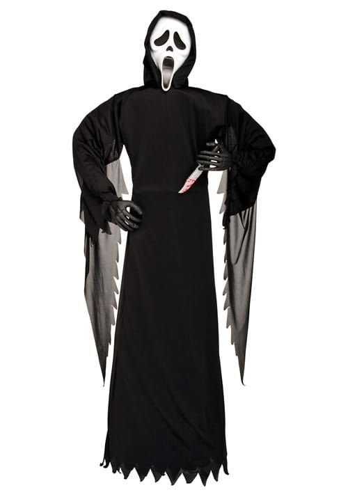 6FT Standing Scream Ghost Face Decoration - US 3792
