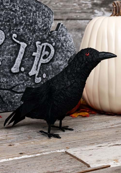 13-Inch Standing Black Crow Prop - US 4642