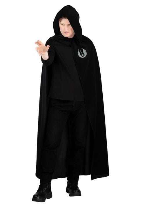 Star Wars Men's Luke Skywalker Black Hooded Robe Costume - US 7376