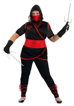 Women's Plus Size Stealth Ninja Costume - US 4802