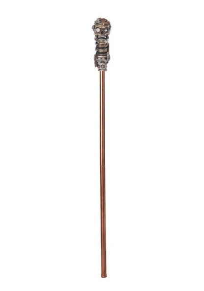 Steampunk Gear Skull Costume Accessory Cane - US 5868