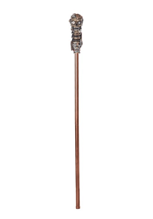 Steampunk Gear Skull Costume Accessory Cane - US 5868
