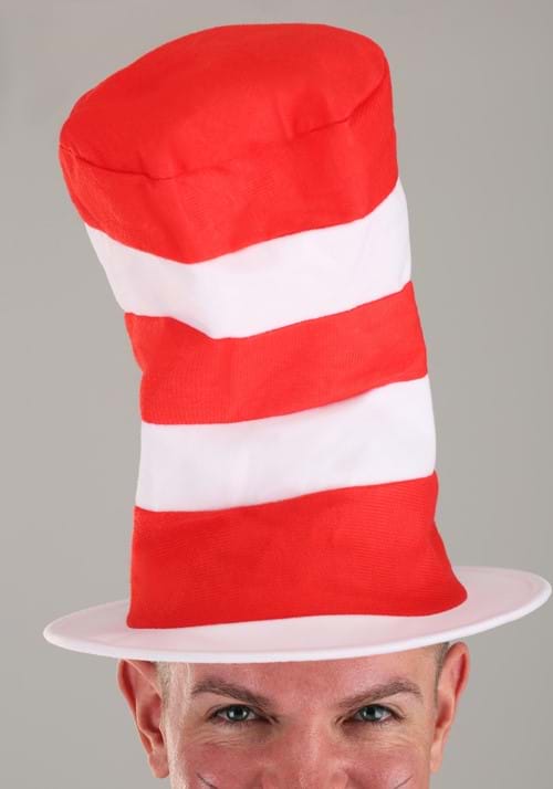 Cat in the Hat Costume Hat for Adults - US 7634