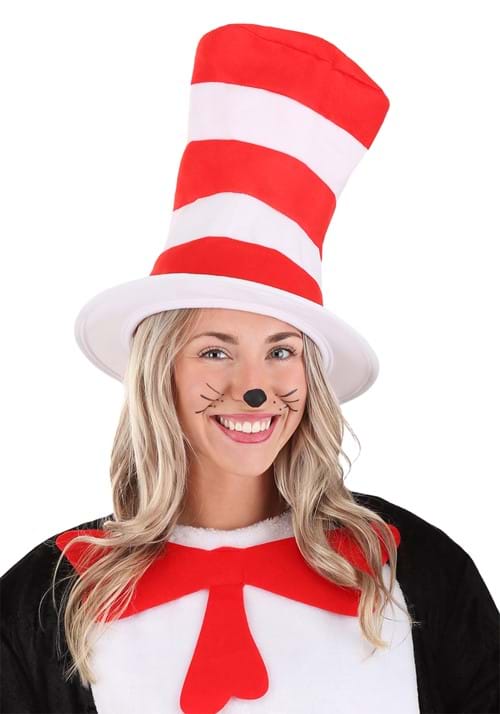 Cat in the Hat Costume Hat for Adults - US 7634
