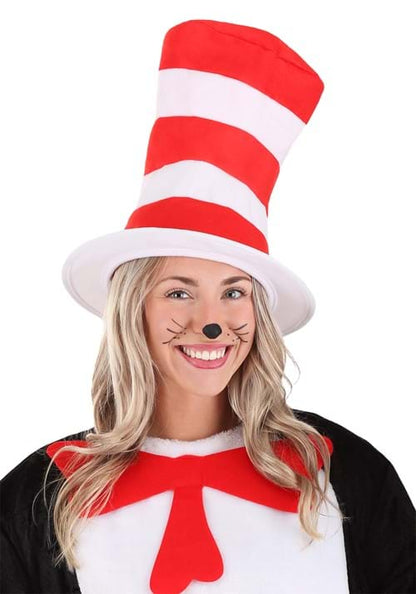 Cat in the Hat Costume Hat for Adults - US 7634