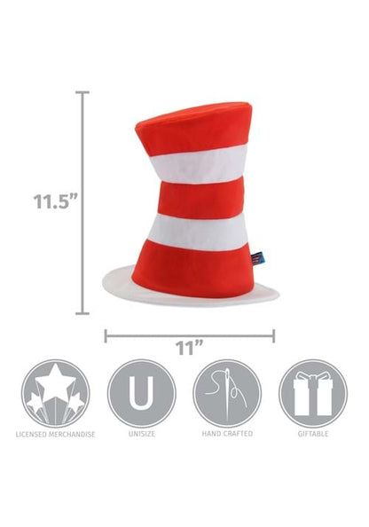 Cat in the Hat Costume Hat for Adults - US 7634