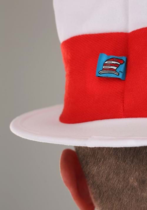 Cat in the Hat Costume Hat for Adults - US 7634