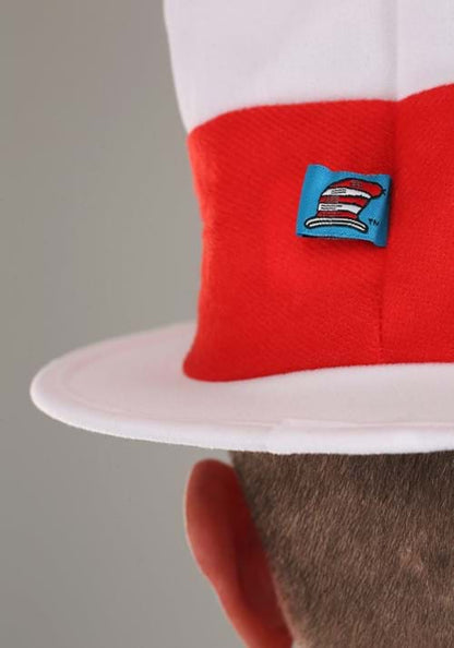 Cat in the Hat Costume Hat for Adults - US 7634