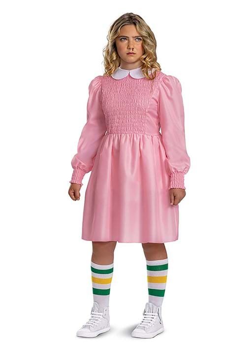 Stranger Things Pink Dress Eleven Tween Costume - US 2421