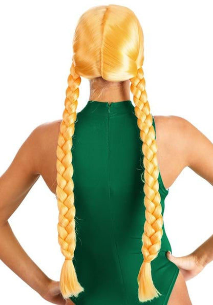 Street Fighter Cammy Costume Wig for Women - US 8512