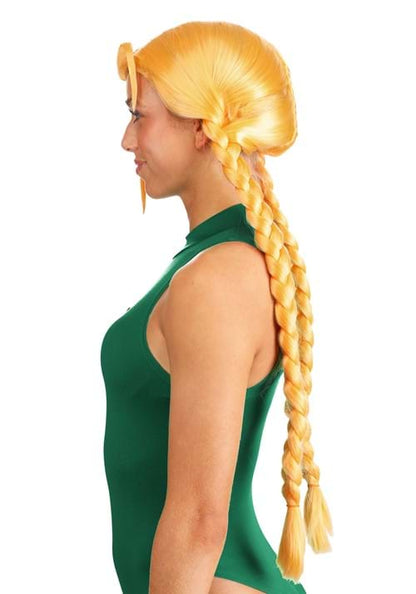 Street Fighter Cammy Costume Wig for Women - US 8512