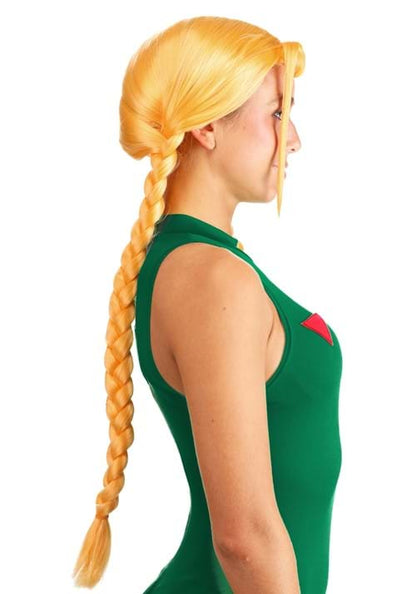 Street Fighter Cammy Costume Wig for Women - US 8512