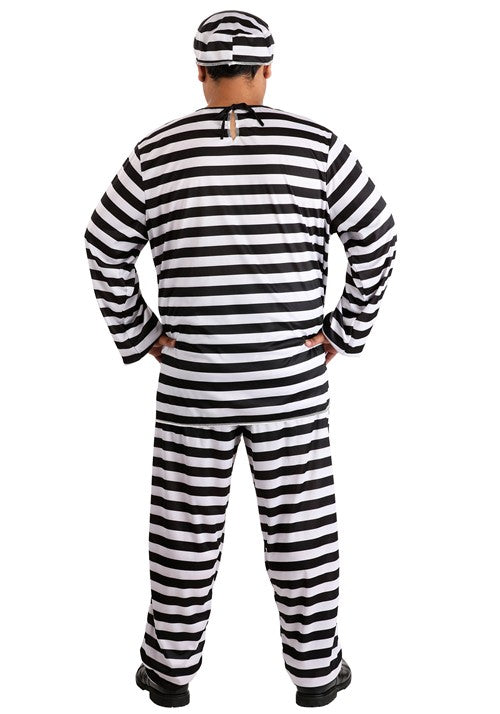 Plus Size Men's Prisoner Costume - US 0534
