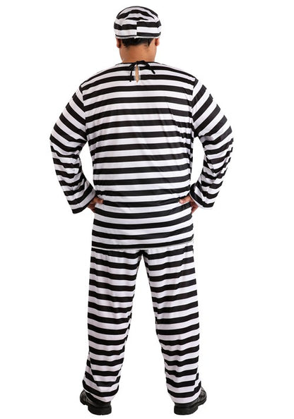Plus Size Men's Prisoner Costume - US 0534