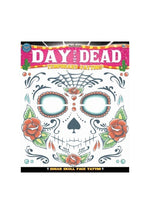 Temporary Sugar Skull Face Tattoo - US 2485