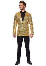 Gold Sequins Blazer from Suitmeister - US 3795