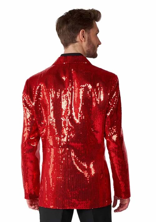 Suitmeister Sequins Red Blazer for Men - US 6212