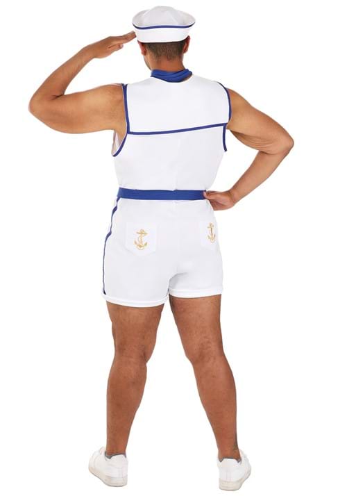 Men's Plus Size Sunbathing Sailor Costume - US 8354
