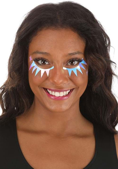 Sunshine Holographic Face Decals in Electric Opal - US 2673