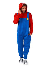 Super Mario Bros. Mario Costume Onesie for Adults - US 4941