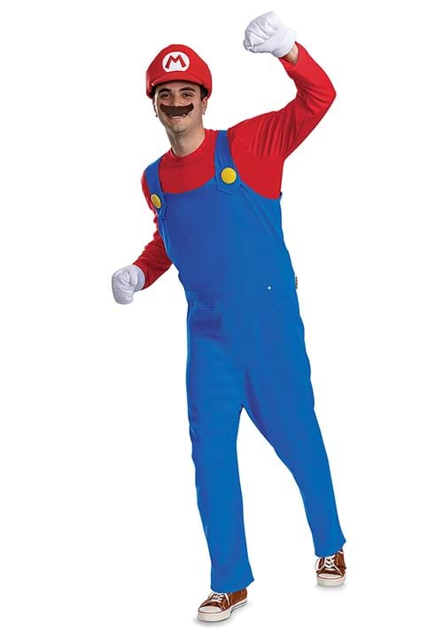 Super Mario Bros Premium Mario Costume for Men - US 3728